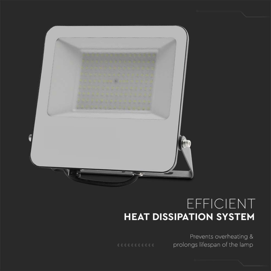 LED Прожектор SAMSUNG CHIP LED/100W/230V 4000K IP65 черен