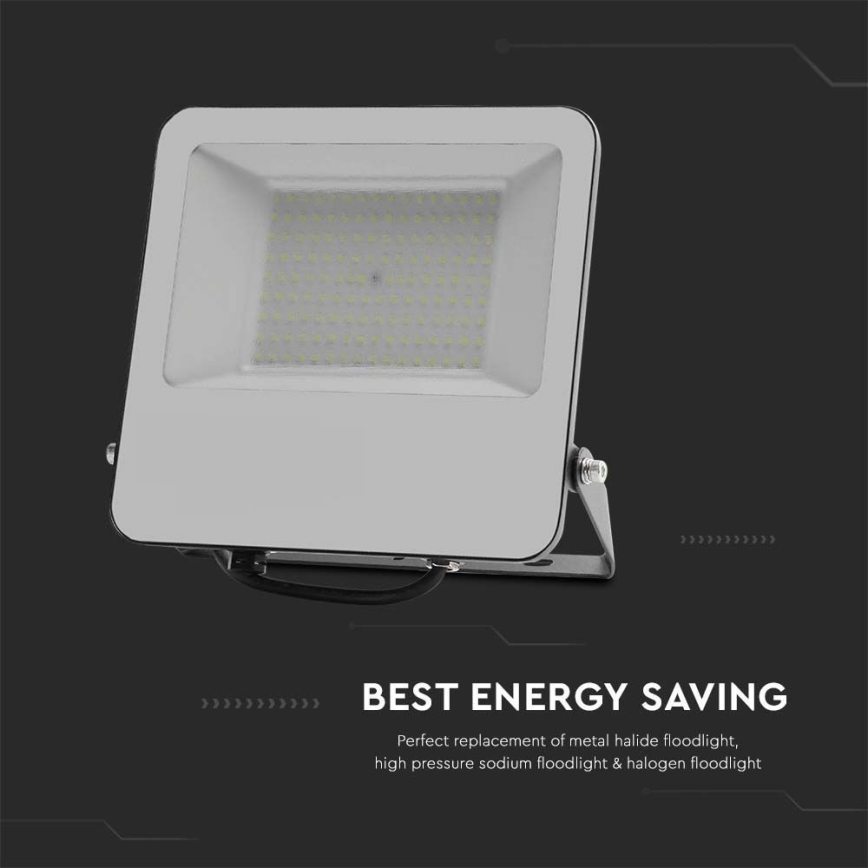 LED Прожектор SAMSUNG CHIP LED/100W/230V 4000K IP65 черен