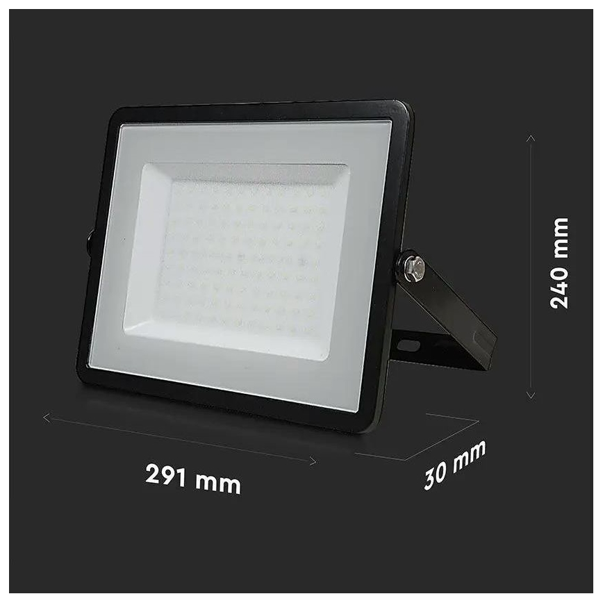 LED Прожектор SAMSUNG CHIP LED/100W/230V 4000K IP65 черен