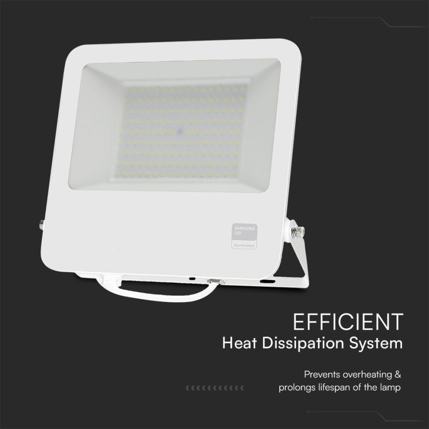 LED Прожектор SAMSUNG CHIP LED/100W/230V 6400K IP65 бял