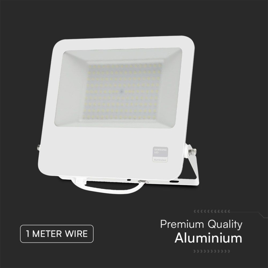 LED Прожектор SAMSUNG CHIP LED/100W/230V 6400K IP65 бял