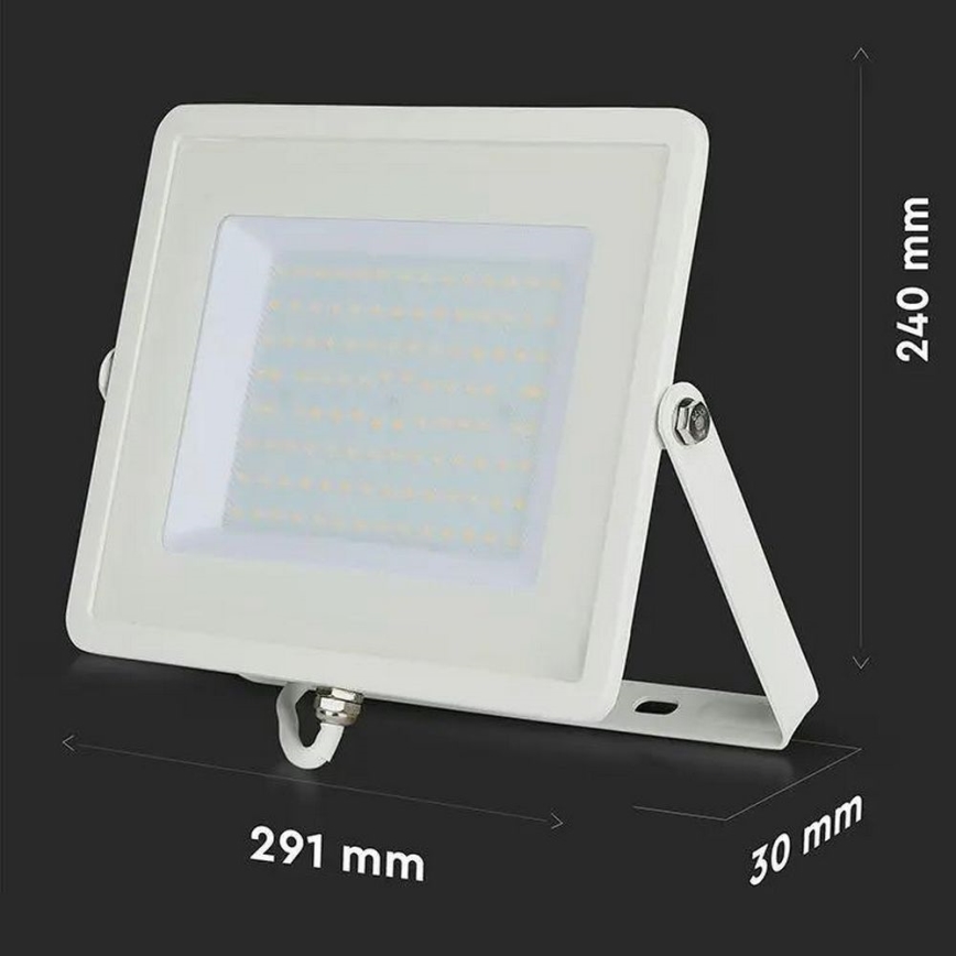 LED Прожектор SAMSUNG CHIP LED/100W/230V 6500K IP65 бял
