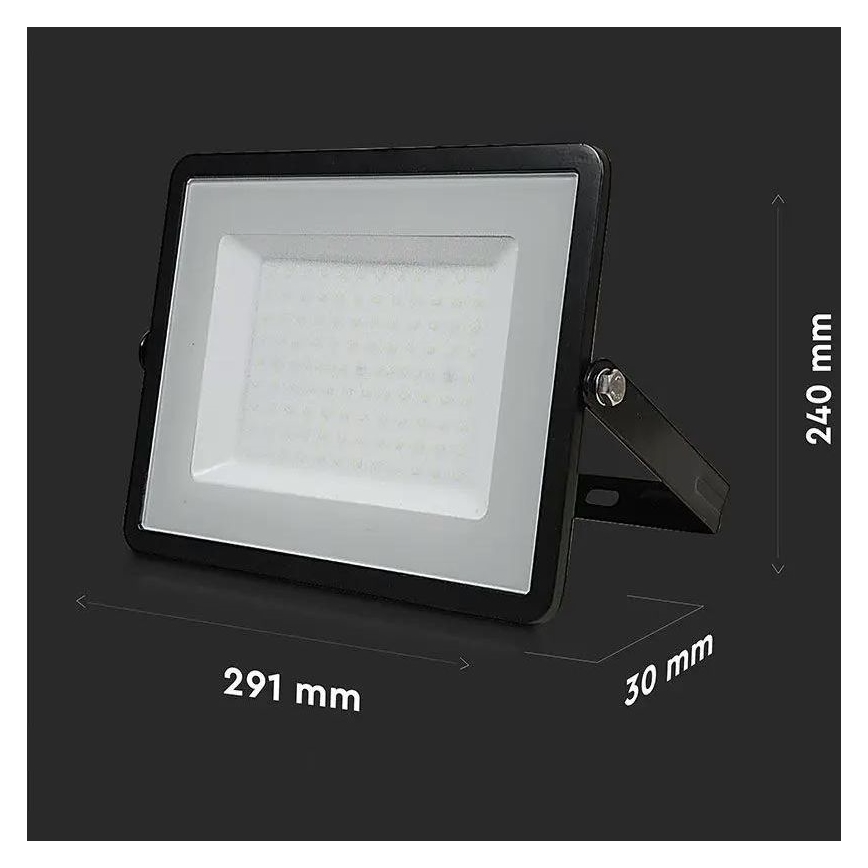 LED Прожектор SAMSUNG CHIP LED/100W/230V 6500K IP65 черен