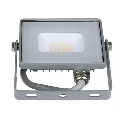 LED Прожектор SAMSUNG CHIP LED/10W/230V IP65 4000K сив