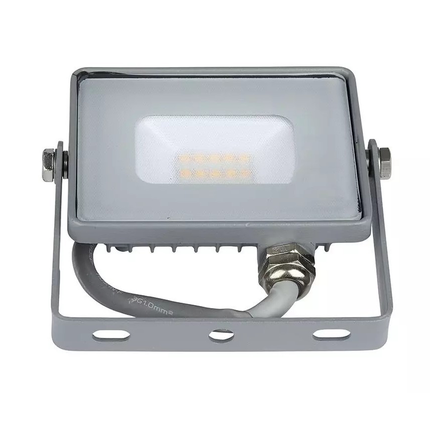 LED Прожектор SAMSUNG CHIP LED/10W/230V IP65 4000K сив