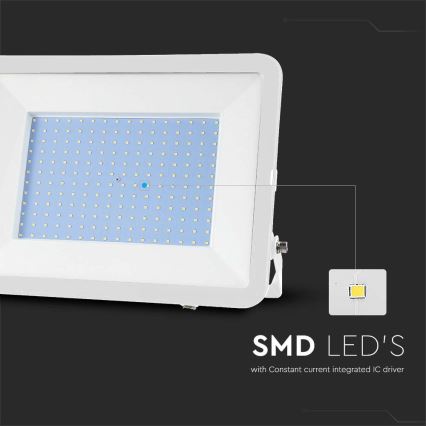LED Прожектор SAMSUNG CHIP LED/300W/230V 6500K IP65 бял