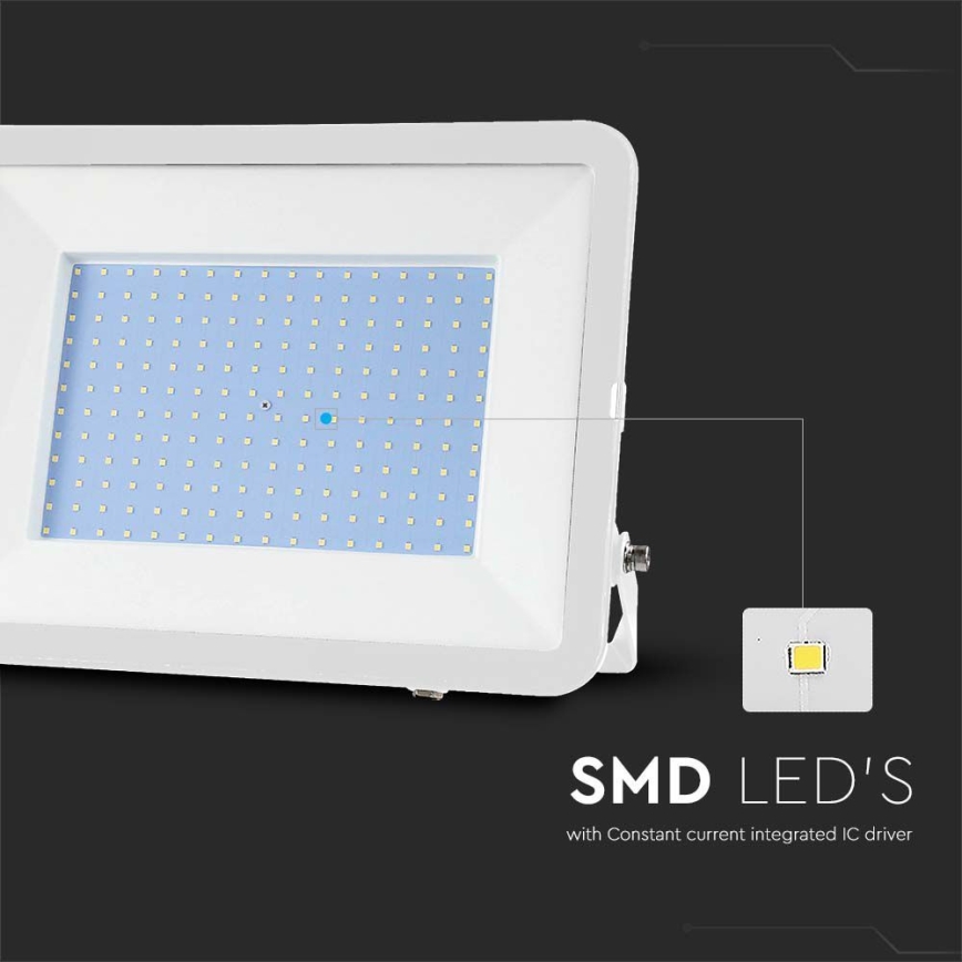 LED Прожектор SAMSUNG CHIP LED/300W/230V 6500K IP65 бял