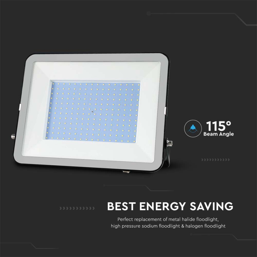 LED Прожектор SAMSUNG CHIP LED/300W/230V 6500K IP65 черен