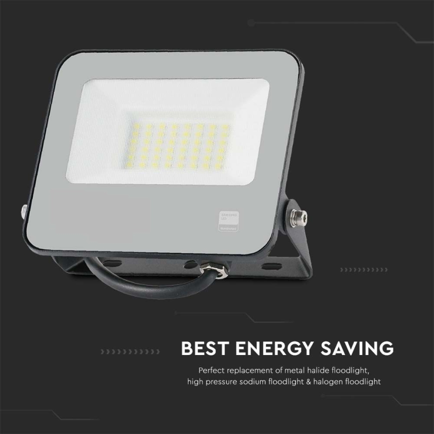 LED Прожектор SAMSUNG CHIP LED/30W/230V 4000K IP65 черен