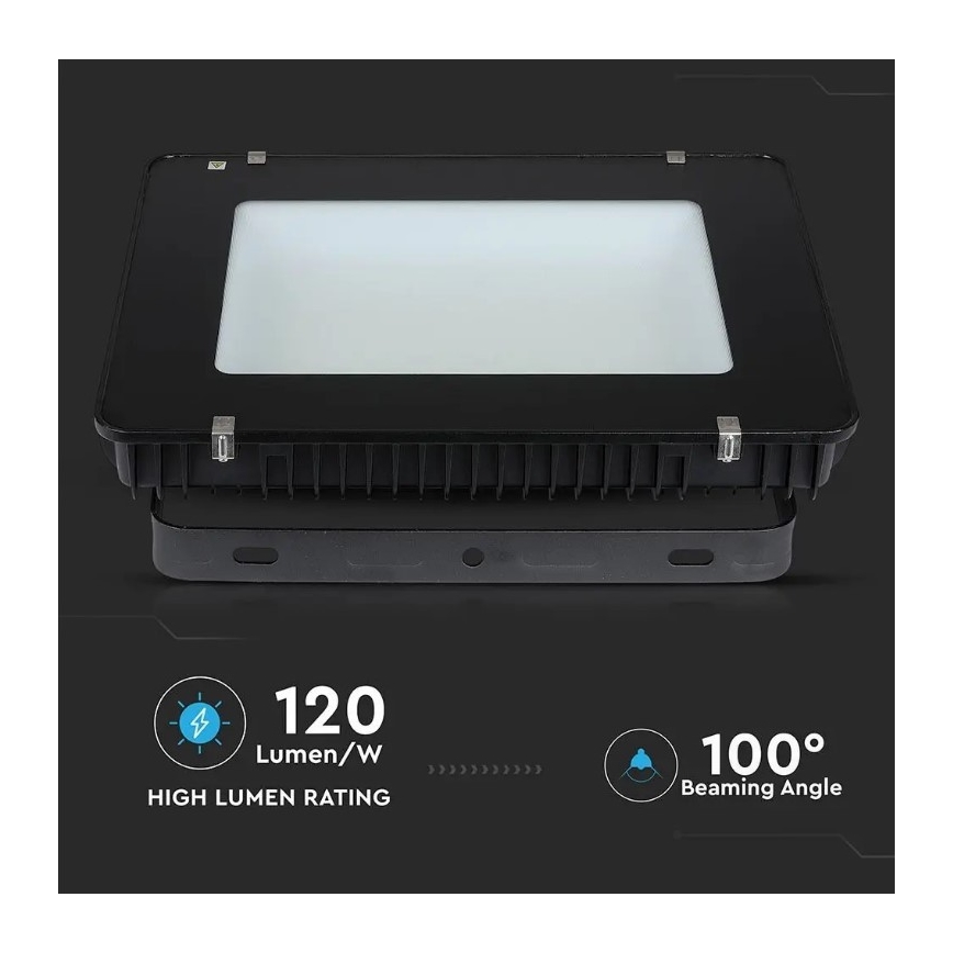 LED Прожектор SAMSUNG CHIP LED/400W/230V IP65 4000K черен