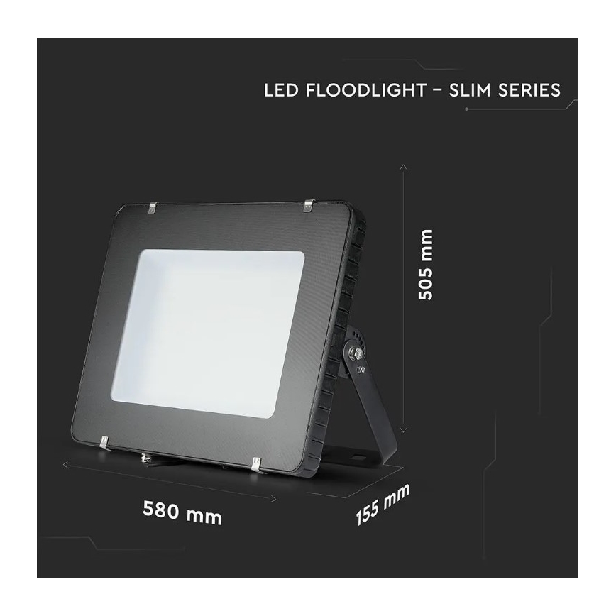 LED Прожектор SAMSUNG CHIP LED/400W/230V IP65 4000K черен