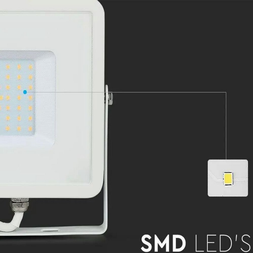 LED Прожектор SAMSUNG CHIP LED/50W/230V 4000K IP65 бял