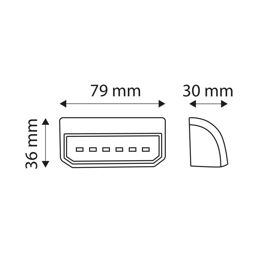 LED Прожектор SPZ LICE LED/0,2W/12-24V IP67