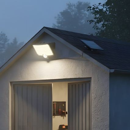 LED прожектор със сензор и слънчев панел ALEX LED/5,5W/3,7V 1200 mAh IP44