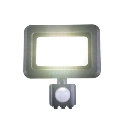 LED Прожектор със сензор LED/20W/230V 4000K IP44