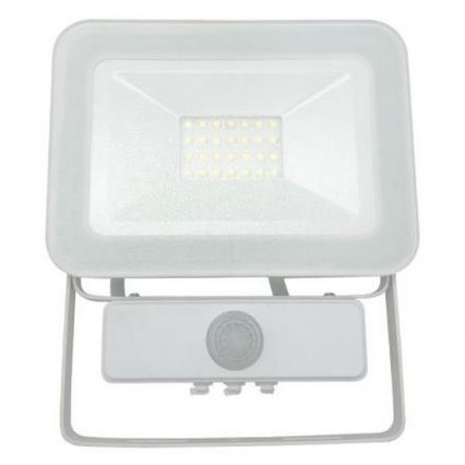 LED прожектор със сензор LED / 20W / 265V 1800lm бял IP65