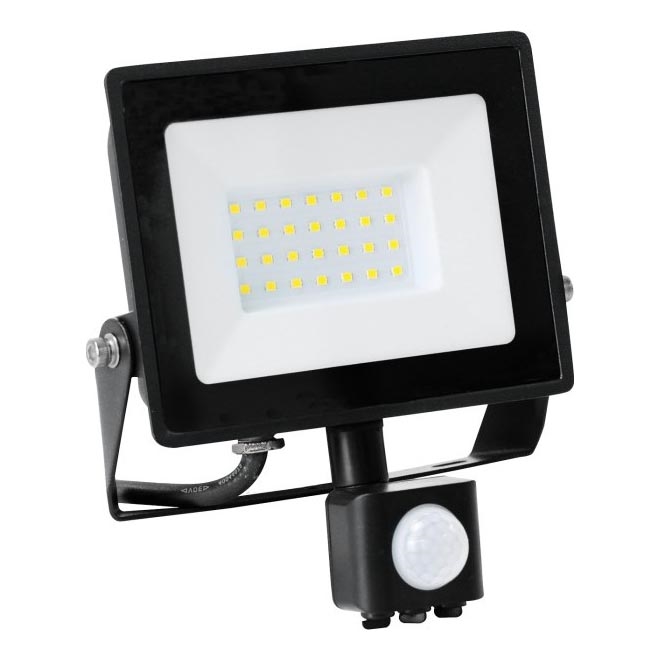 LED Прожектор със сензор LED/30W/230V 6500K IP44