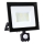 LED Прожектор със сензор LED/50W/230V 6500K IP44 черен