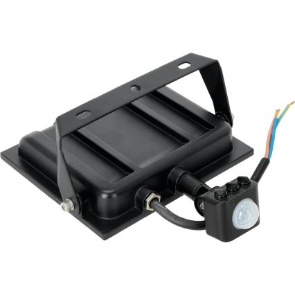 LED Прожектор със сензор LED/50W/230V 6500K IP44 черен