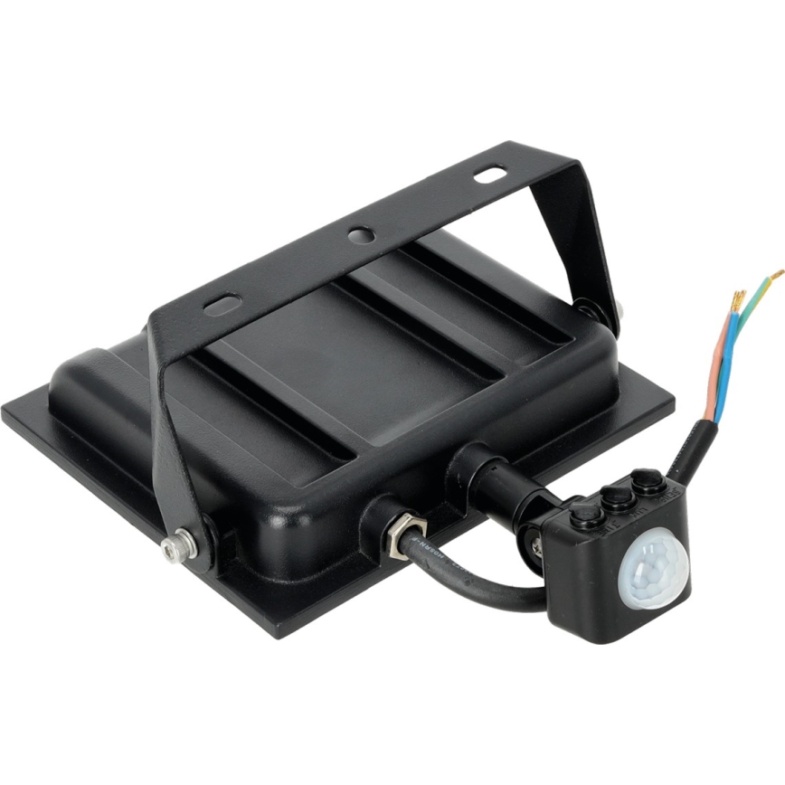 LED Прожектор със сензор LED/50W/230V 6500K IP44 черен