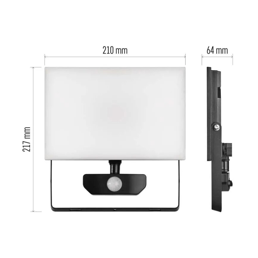 LED Прожектор със сензор TAMBO LED/50W/230V 4000K IP54