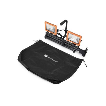 LED прожектор със стойка 2xLED/30W/230V 4000K IP65 оранжев/черен