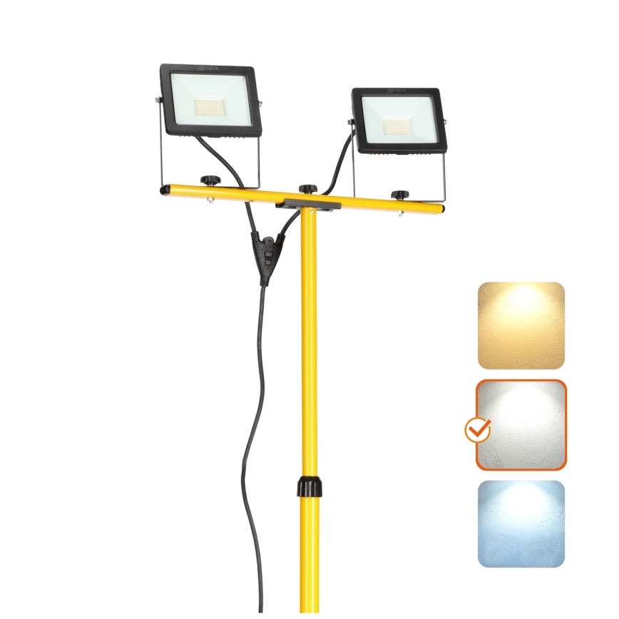 LED Прожектор със стойка 2xLED/30W/230V IP65