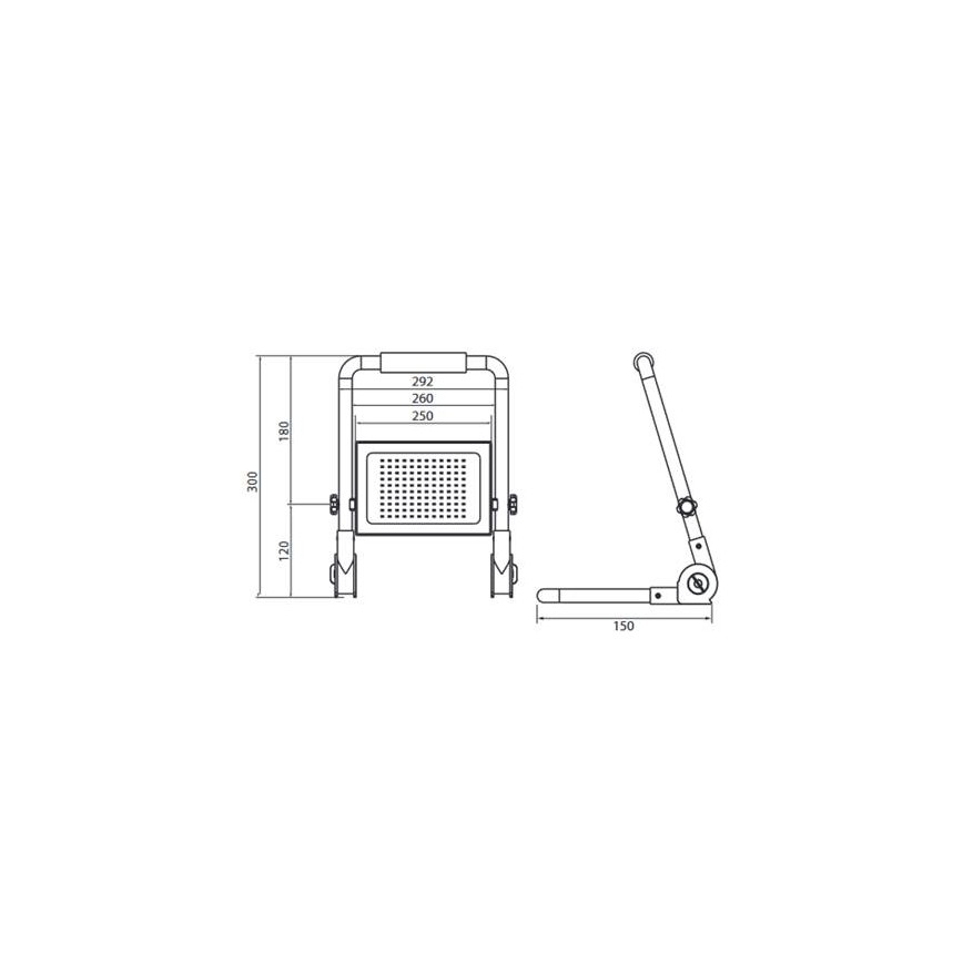 LED Прожектор със стойка ADVIVE WORK LED/100W/230V IP65