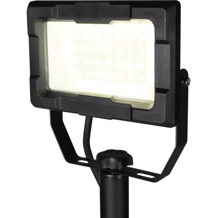 LED прожектор със стойка LED/20W/230V 5000K IP65 черен