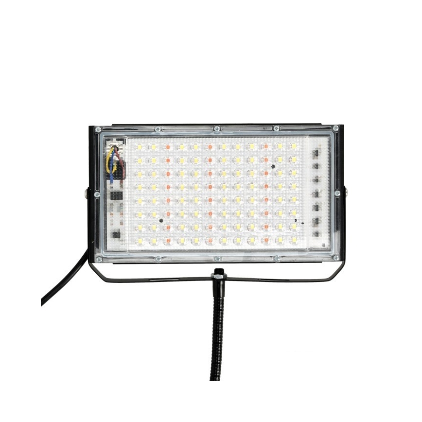 LED Прожектор със стойка за отглеждане на растения FIRON LED/45W/230V IP54 черен