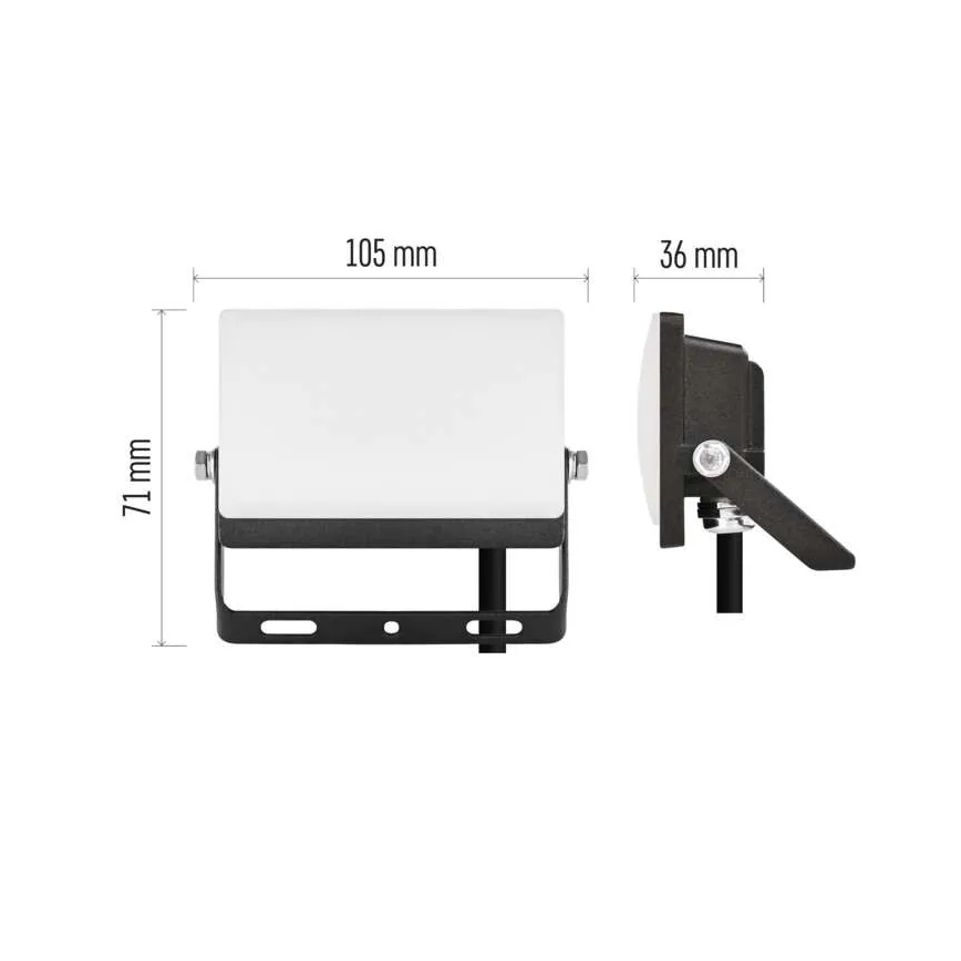 LED прожектор TAMBO EVO LED/10W/230V 4000K IP65 черен
