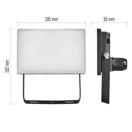 LED Прожектор TAMBO LED/10W/230V 4000K IP65