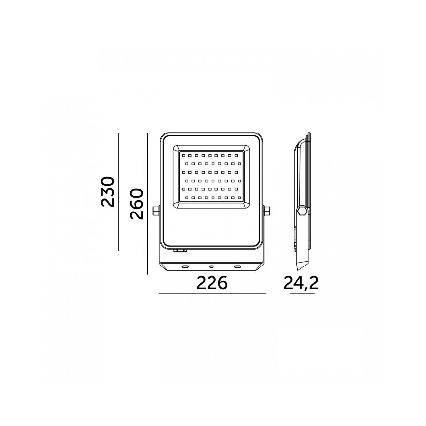 LED прожектор ULSAN LED/100W/230V 4000K IP65