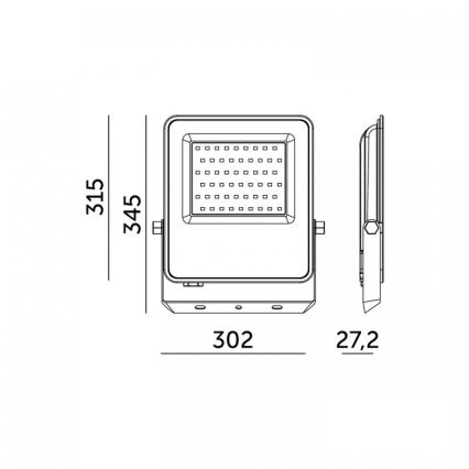LED прожектор ULSAN LED/200W/230V 4000K IP65