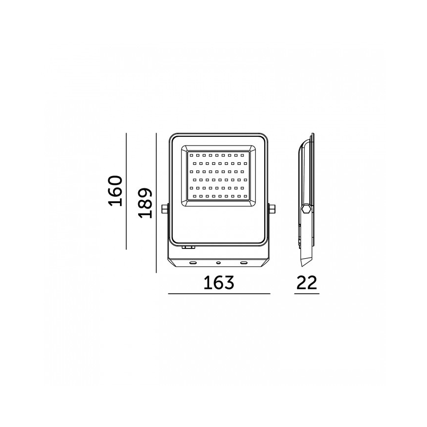 LED прожектор ULSAN LED/50W/230V 4000K IP65
