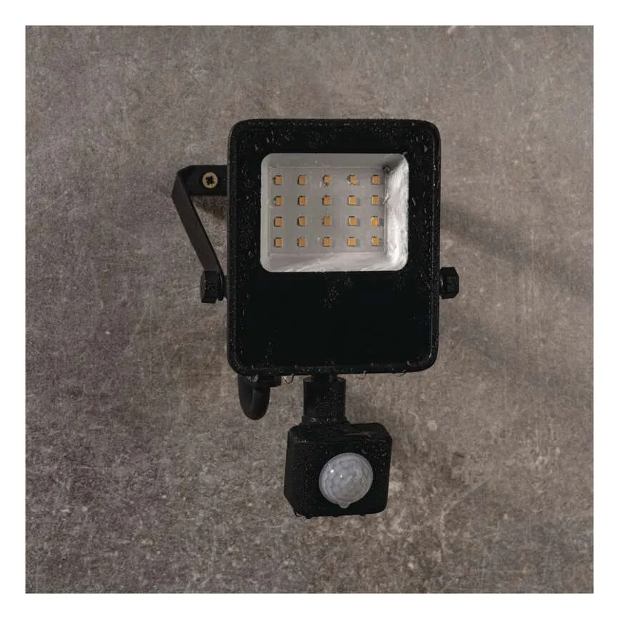 LED прожектор с сензор VISIO LED/10W/230V 4000K IP65