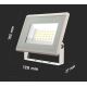 LED Прожектор LED/20W/230V 4000K IP65 бял