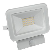 LED прожектор със сензор LED / 20W / 265V 1800lm бял IP65