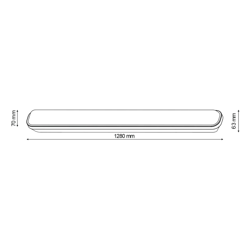LED Работна флуоресцентна лампа 1xG13/18W/230V IP65