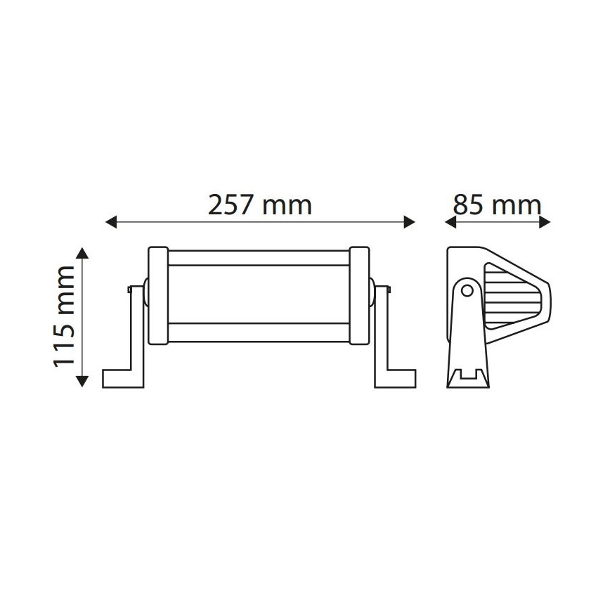 LED Работна лампа EPISTAR 12xLED/36W/10-30V IP67 6000K