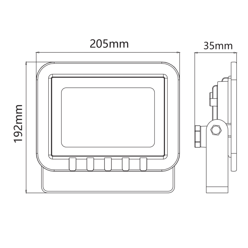 LED РефлекторLED/50W/230V IP65