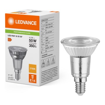 LED рефлекторна крушка PAR16 E14/4,5W/230V 2700K 36° - Ledvance