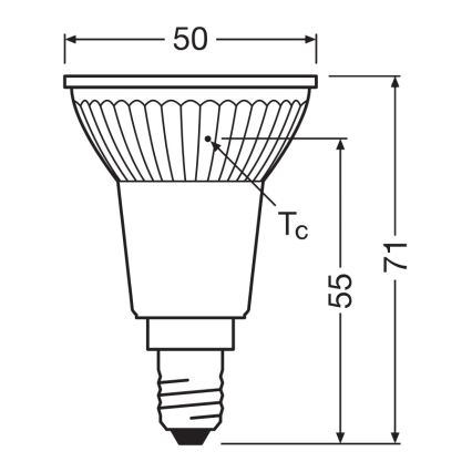 LED рефлекторна крушка PAR16 E14/4,5W/230V 2700K 36° - Ledvance
