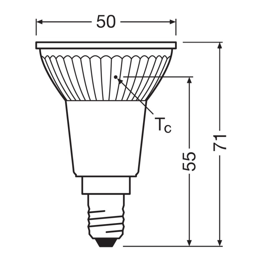 LED рефлекторна крушка PAR16 E14/4,5W/230V 2700K 36° - Ledvance