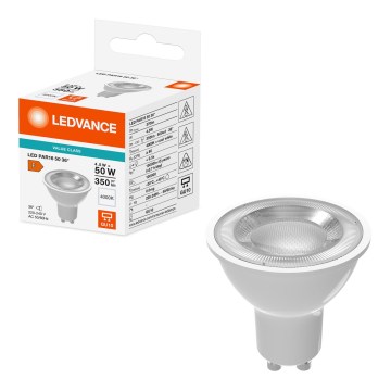 LED рефлекторна крушка PAR16 GU10/4,5W/230V 4000K 36° - Ledvance