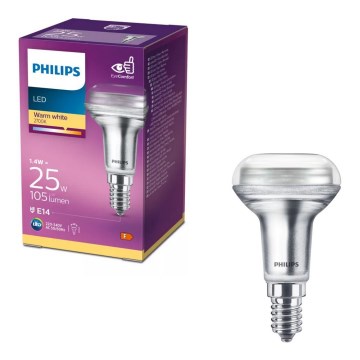 LED рефлекторна крушка Philips R50 E14/1,4W/230V 2700K