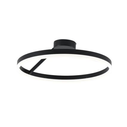 LED регулируема плафониера LED/40W/230V 3000-6500K черна + дистанционно управление