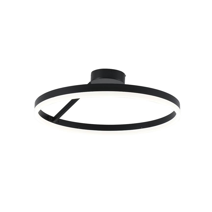 LED регулируема плафониера LED/40W/230V 3000-6500K черна + дистанционно управление