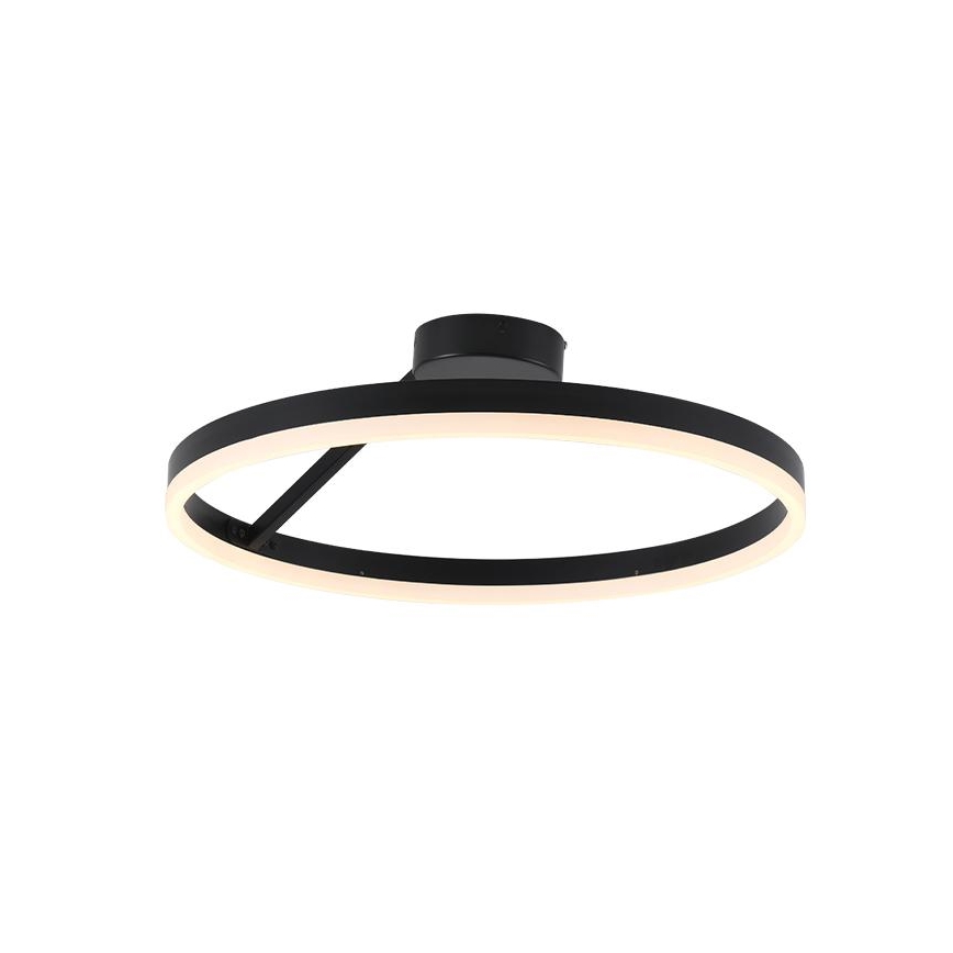 LED регулируема плафониера LED/40W/230V 3000-6500K черна + дистанционно управление