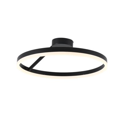 LED регулируема плафониера LED/40W/230V 3000-6500K черна + дистанционно управление